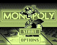 Monopoly title screen for Game.Com